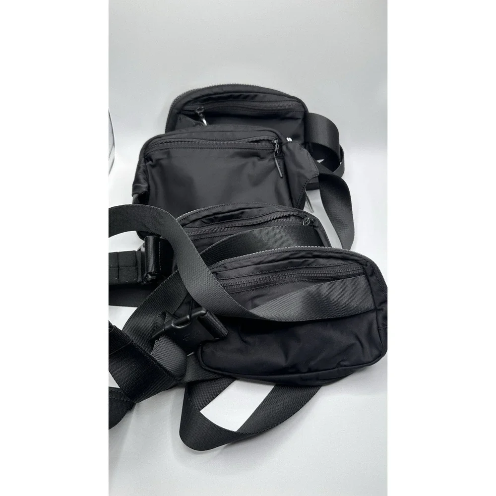 Lululemon Belt Bag Lot of 4 Black Crossbody Waist Bags Everywhere Style